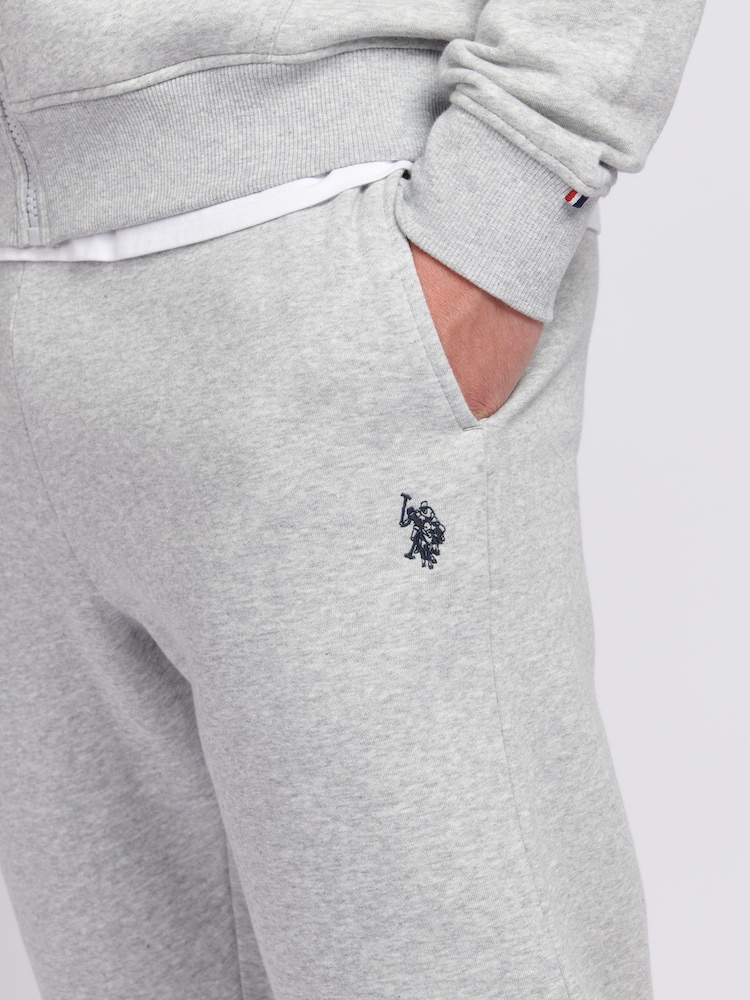 U.S. Polo Assn. Grey Mens Classic Fit Double Horsemen Joggers - Image 2 of 6