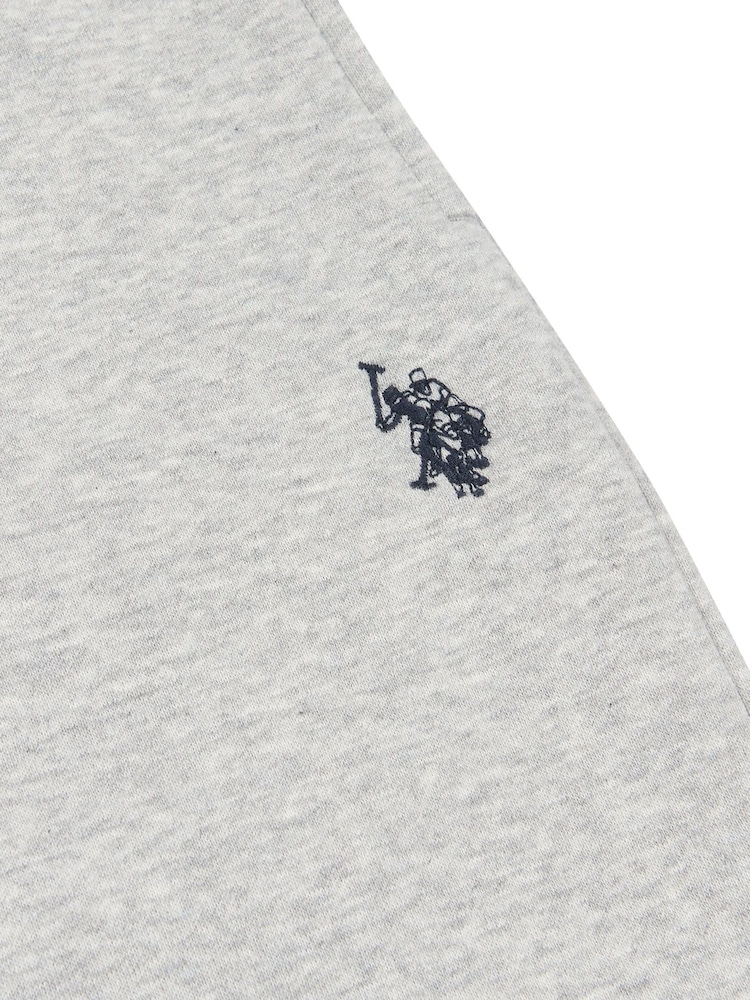 U.S. Polo Assn. Grey Mens Classic Fit Double Horsemen Joggers - Image 6 of 6