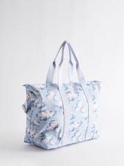 Cath Kidston Blue Silver Linings Overnight Bag - Image 5 of 9