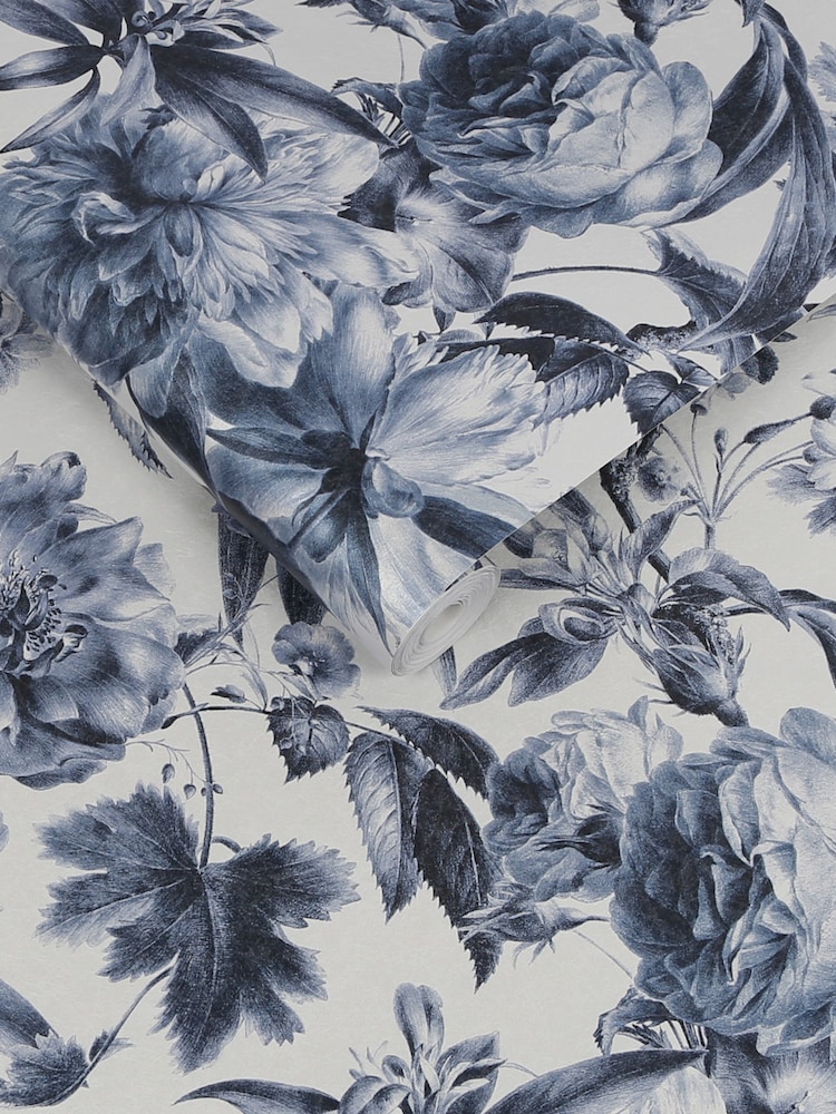 Graham & Brown Blue Arcane Garden Wallpaper - Image 3 of 3