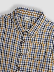 JoJo Maman Bébé Yellow Tattersall Shirt - Image 3 of 3