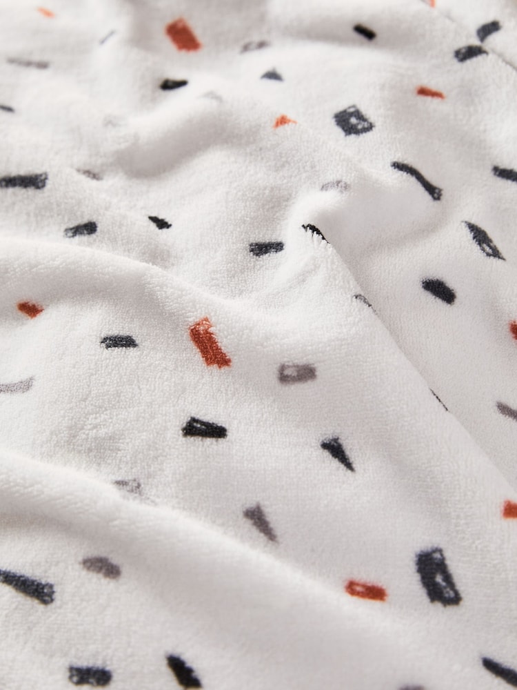 Grey Dinosaur Super Soft Reversible Fleece Duvet Cover and Pillowcase Set - Image 11 of 11