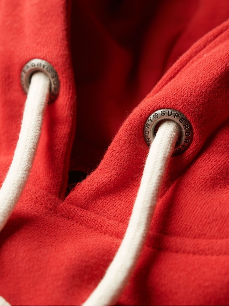Superdry Red Track and Field Athletic Graphic Hoodie - Image 6 of 6