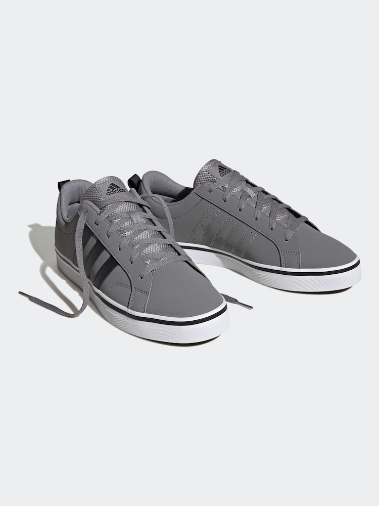 adidas Grey/Black VS Pace Trainers - Image 4 of 10
