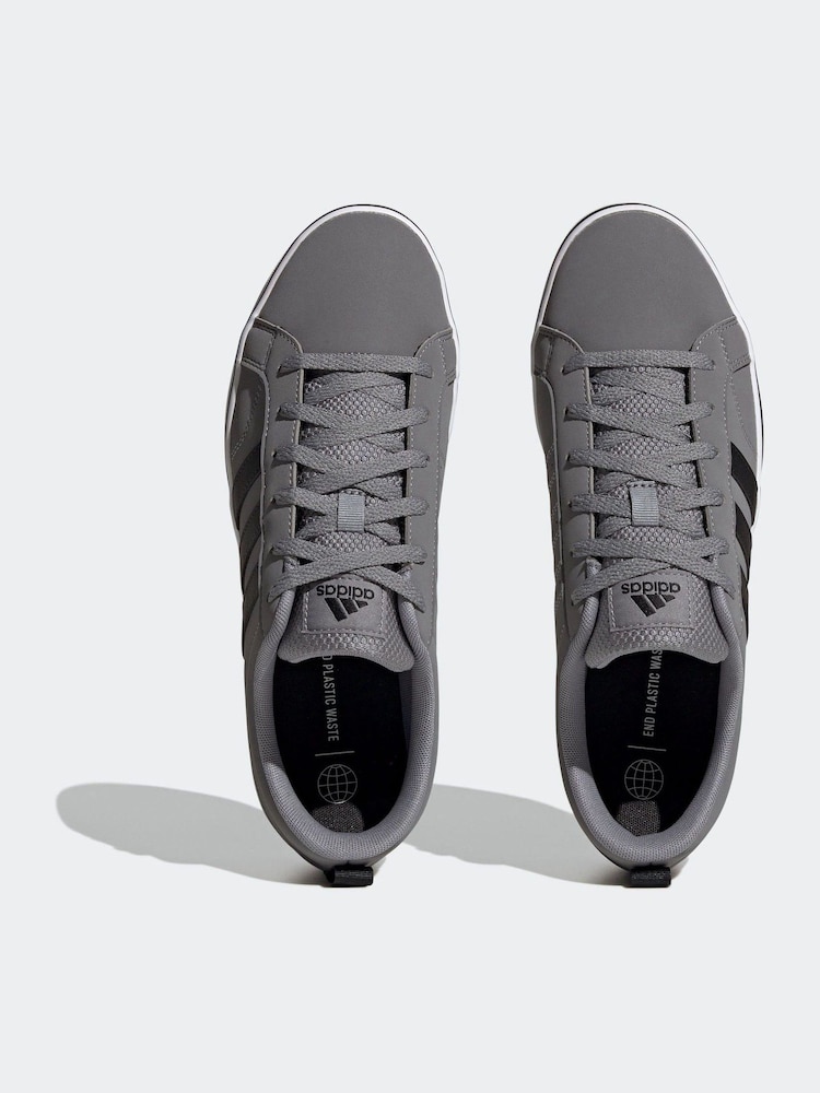 adidas Grey/Black VS Pace Trainers - Image 7 of 10
