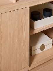 Sosandar Oak Seville Shelving Unit - Image 3 of 7