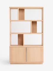Sosandar Oak Seville Shelving Unit - Image 4 of 7