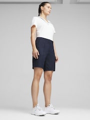 Puma Blue W Costa 8.5" Womens Golf Shorts - Image 3 of 6