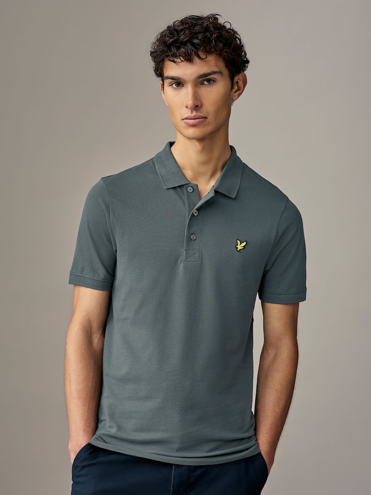 Lyle & Scott Dark Green Classic Polo Shirt - Image 4 of 4