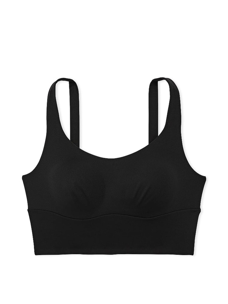 Victoria's Secret Black Cross Back Mesh Sports Bra - Image 3 of 3