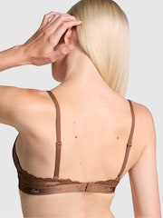 Caramel-nude - Victoria's Secret PINK - Balconette-push-upbeha met kant - Image 2 of 4