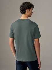Lyle & Scott Dark Green Crew Neck Cotton T-Shirt - Image 2 of 4