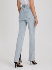 Paige Straight Leg Split Hem Jeans - Image 5 of 6
