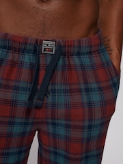 Aubin Red Edward Lounge Pant Pyjamas - Image 2 of 5