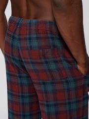 Aubin Red Edward Lounge Pant Pyjamas - Image 3 of 5