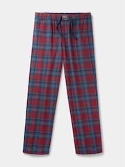 Aubin Red Edward Lounge Pant Pyjamas - Image 4 of 5