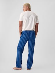 Gap Blue Soft Cotton Woven Pyjama Bottoms - Image 2 of 3