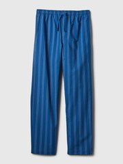 Gap Blue Soft Cotton Woven Pyjama Bottoms - Image 3 of 3