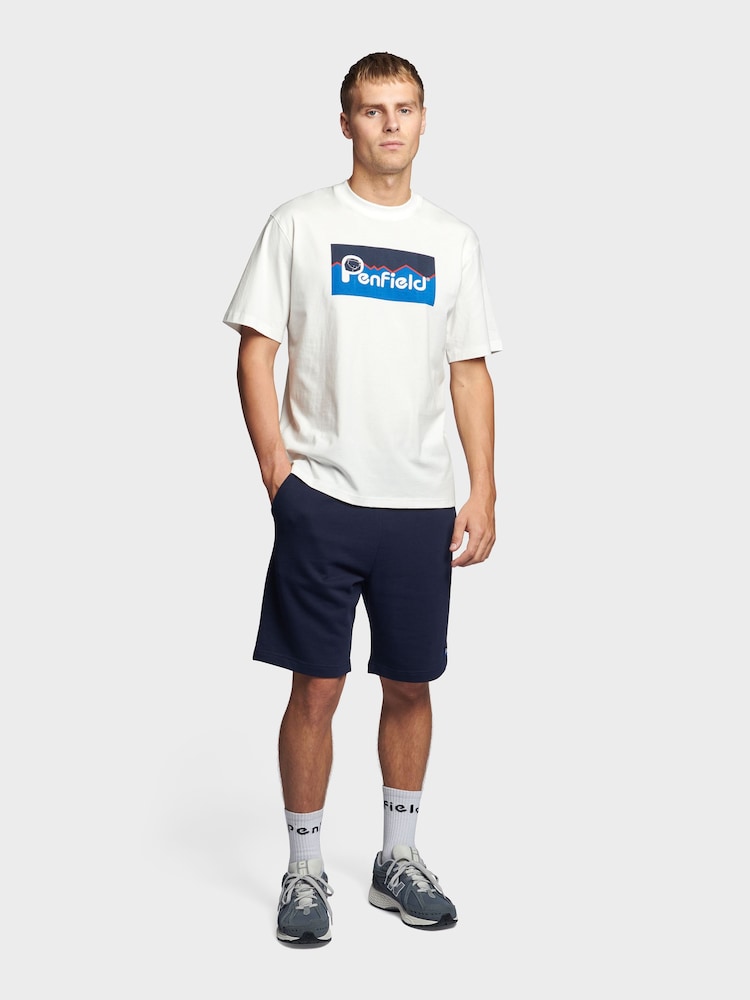 Penfield White Mens Relaxed Fit Large Original Logo 100% Cotton T-Shirt - Image 2 of 6