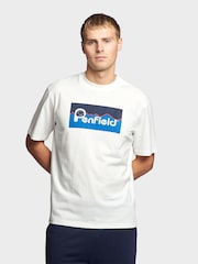 Penfield White Mens Relaxed Fit Large Original Logo 100% Cotton T-Shirt - Image 6 of 6