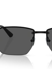 Armani Exchange Ax2048S Rectangle Black Sunglasses - Image 1 of 4