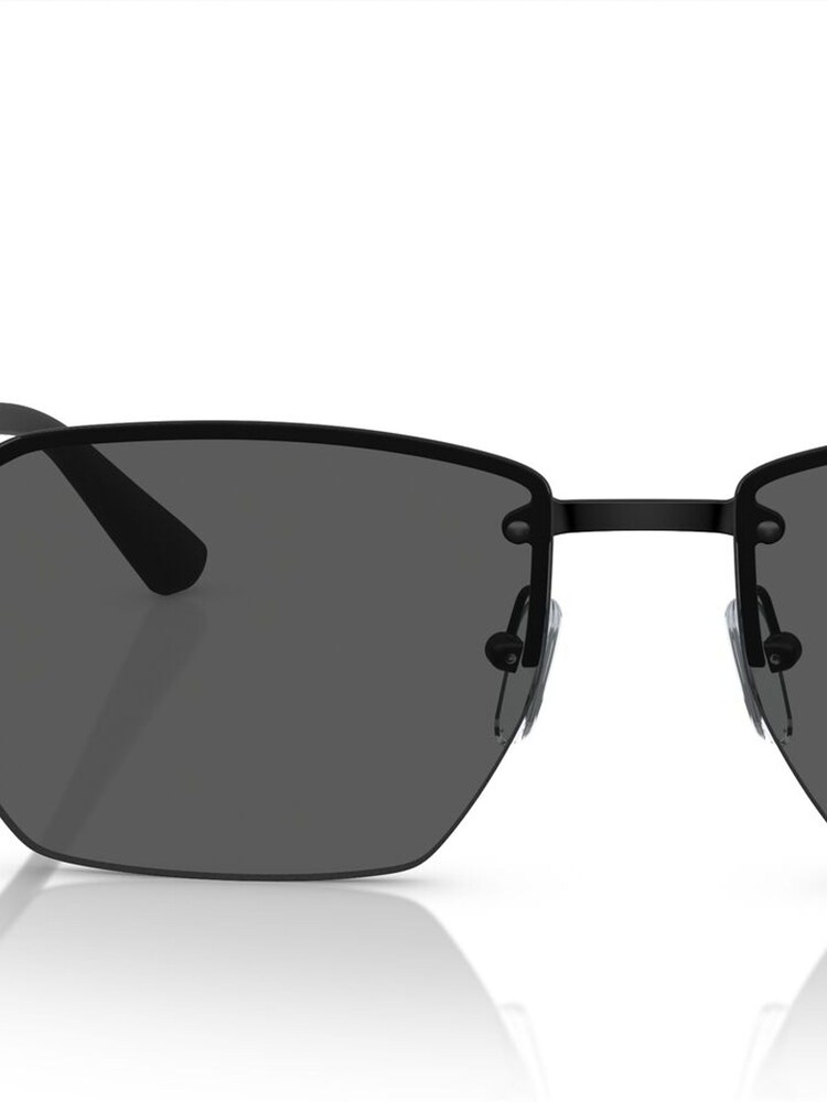 Armani Exchange Ax2048S Rectangle Black Sunglasses - Image 1 of 4 Armani Exchange Ax2048S Rectangle Black Sunglasses - Image 1 of 4