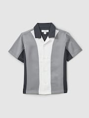 Reiss Creed Teksturirana polo majica s pol zadrgo majice - Slika 2 iz 4