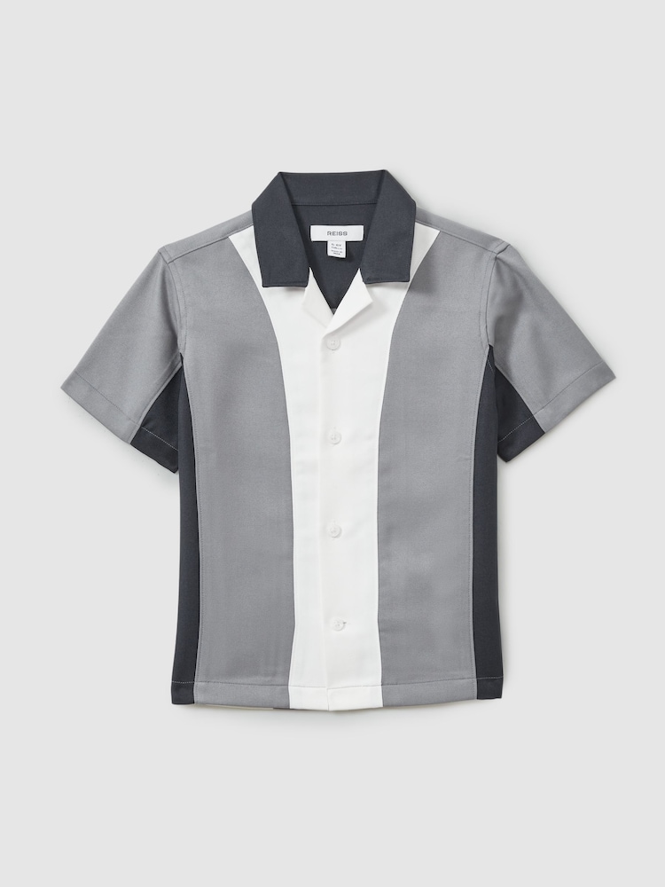 Reiss Creed Teksturirana polo majica s pol zadrgo majice - Slika 2 iz 4
