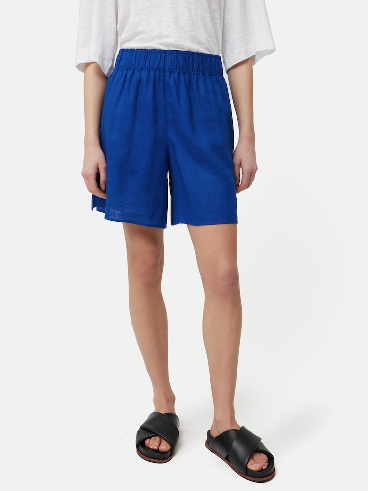 Jigsaw Linen Black Shorts - Image 1 of 2