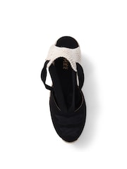 Jones Bootmaker Rosabelle Lace Detail Espadrilles - Image 3 of 5