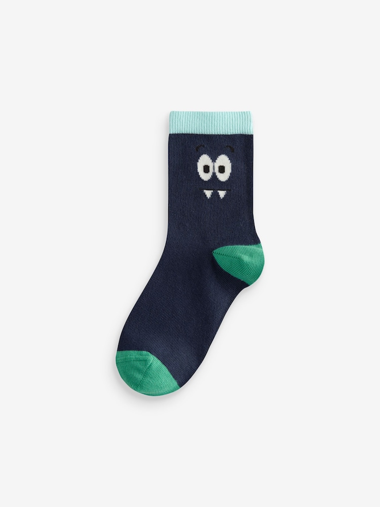 Leuchtende Farben/Monster Smiles - Print-Socken mit hohem Baumwollanteil, 5er-Pack - Bild 6 von 6 Leuchtende Farben/Monster Smiles - Print-Socken mit hohem Baumwollanteil, 5er-Pack - Bild 6 von 6