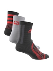 adidas Red/Black Crew Socks - Image 5 of 9