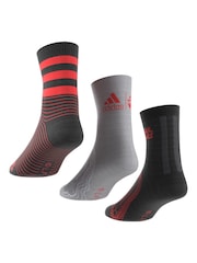 adidas Red/Black Crew Socks - Image 6 of 9