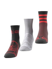 adidas Red/Black Crew Socks - Image 9 of 9