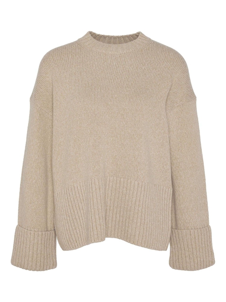 Barbour® Beige Cassandra Crew Neck Knitted Jumper - Image 6 of 6