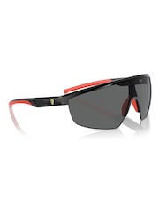 Ferrari Scuderia Fz6005U Rectangle Black Sunglasses - Image 1 of 6