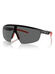 Ferrari Scuderia Fz6005U Rectangle Black Sunglasses - Image 3 of 6