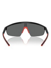 Ferrari Scuderia Fz6005U Rectangle Black Sunglasses - Image 4 of 6