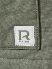 Reiss Sage Green Hayes 13-14 yrs Cotton Quilted Gilet - Image 4 of 4