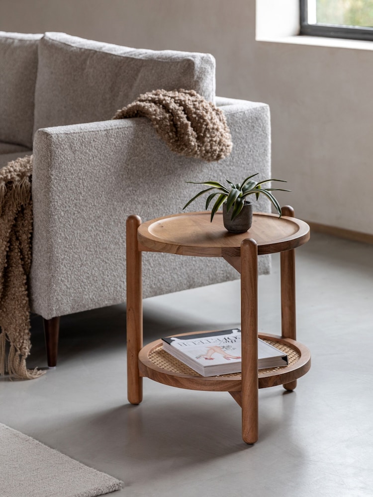 Gallery Home Natural Elvan Side Table - Image 1 of 6