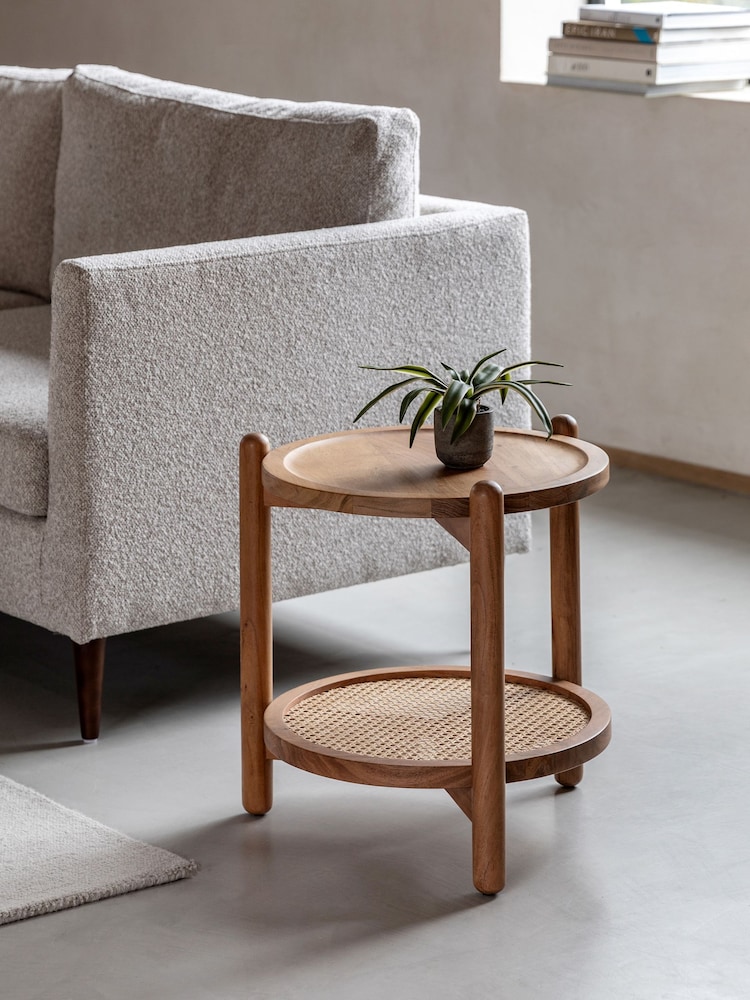 Gallery Home Natural Elvan Side Table - Image 2 of 6