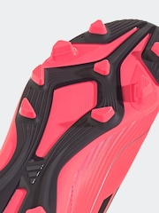 adidas Bright Red F50 Kids Club Flexible Ground Football Boots - Image 9 of 9