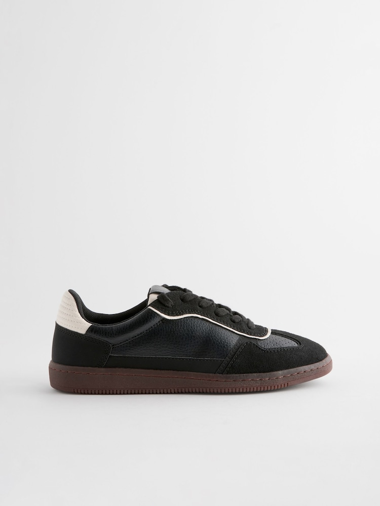 Black Forever Comfort® Slim Lace Up Trainers - Image 2 of 5