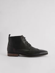 Black Brogue Chukka Boots - Image 3 of 7