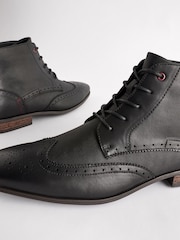 Black Brogue Chukka Boots - Image 7 of 7