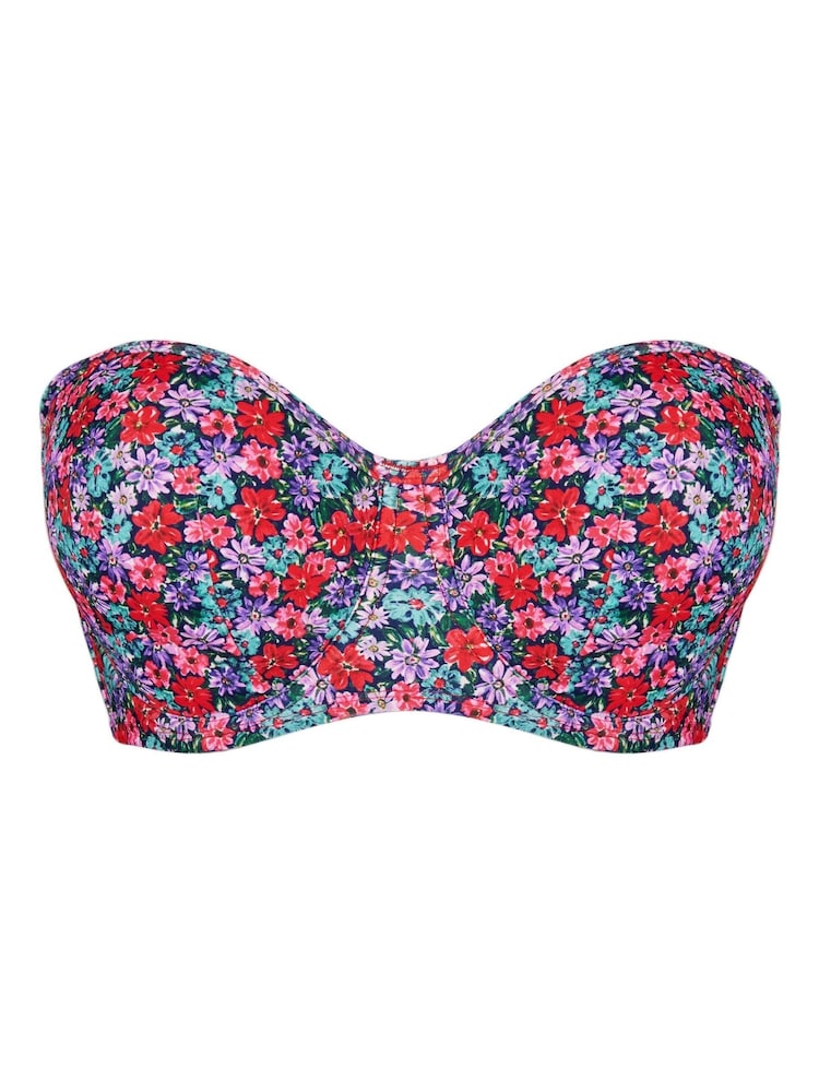 Moder zgornji del bikinija brez naramnic Curvy Kate Kitsch Kate - Slika 6 iz 6 Moder zgornji del bikinija brez naramnic Curvy Kate Kitsch Kate - Slika 6 iz 6