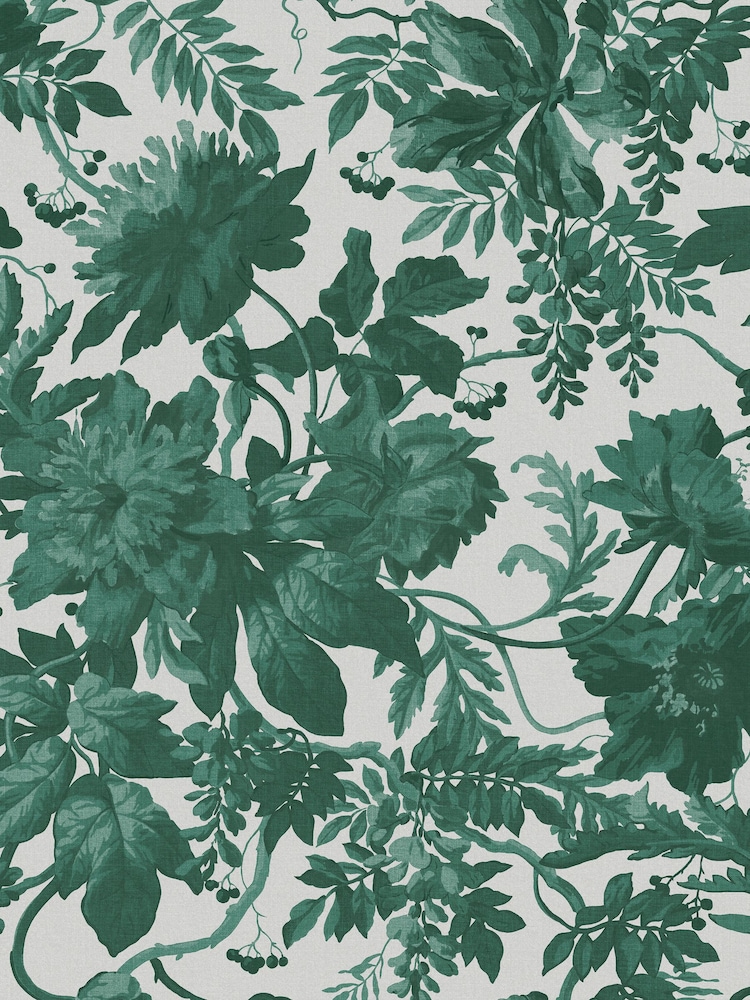 Graham & Brown Green Enzia Wallpaper - Image 2 of 3