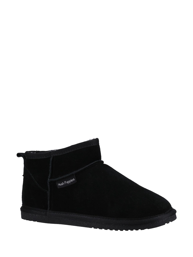 Hush Puppies Ashanti Brown Winter Slippers - Image 2 of 4