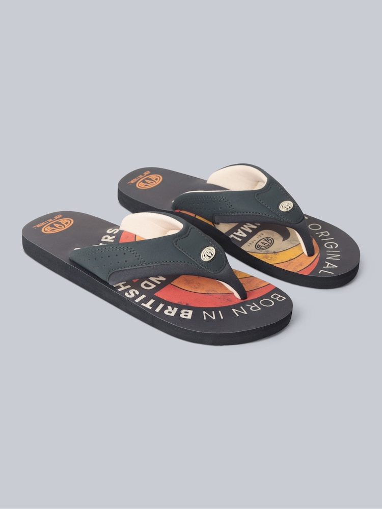 Orange/Grau - Animal – Jekyl – Flip-Flops für Herren - Bild 1 von 5 Orange/Grau - Animal – Jekyl – Flip-Flops für Herren - Bild 1 von 5