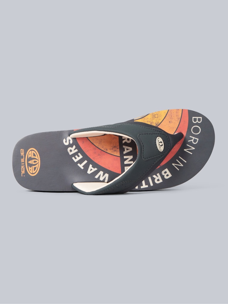 Orange/Grau - Animal – Jekyl – Flip-Flops für Herren - Bild 2 von 5 Orange/Grau - Animal – Jekyl – Flip-Flops für Herren - Bild 2 von 5